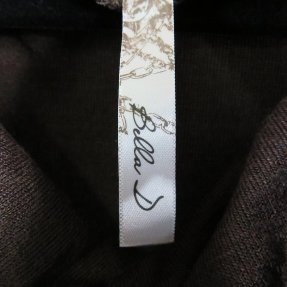 Women's Sleeveless Cowlneck Dress - Brown - Picture 6 of 7